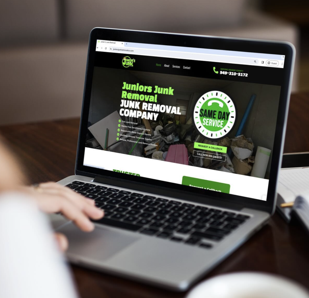 Junk Removal Web Design