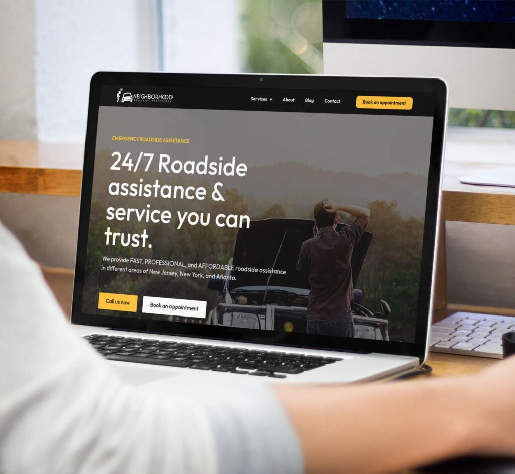 Roadside Assistace Web Design