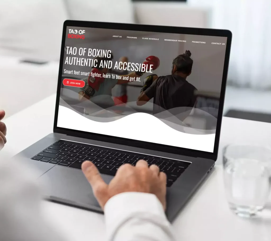 Boxing Gym Web Design